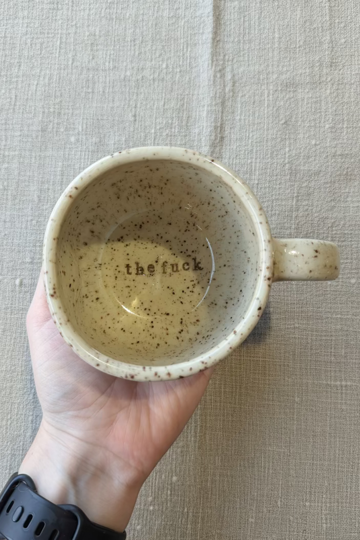 Custom Lettering Mug